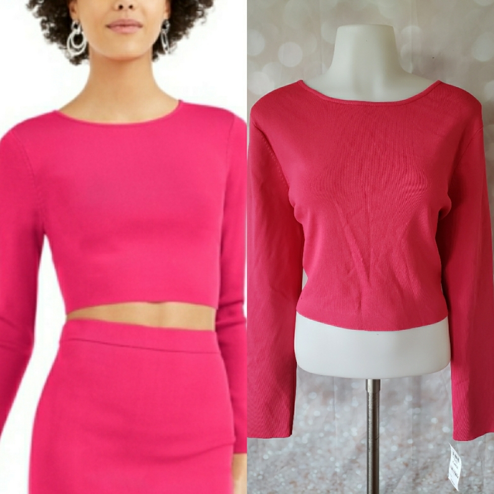 Bar III Bodycon Cropped Sweater